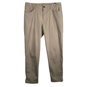 Lululemon ABC Pants Men's Size31 Beige Khaki Straight LegAthletic Bottoms Preppy